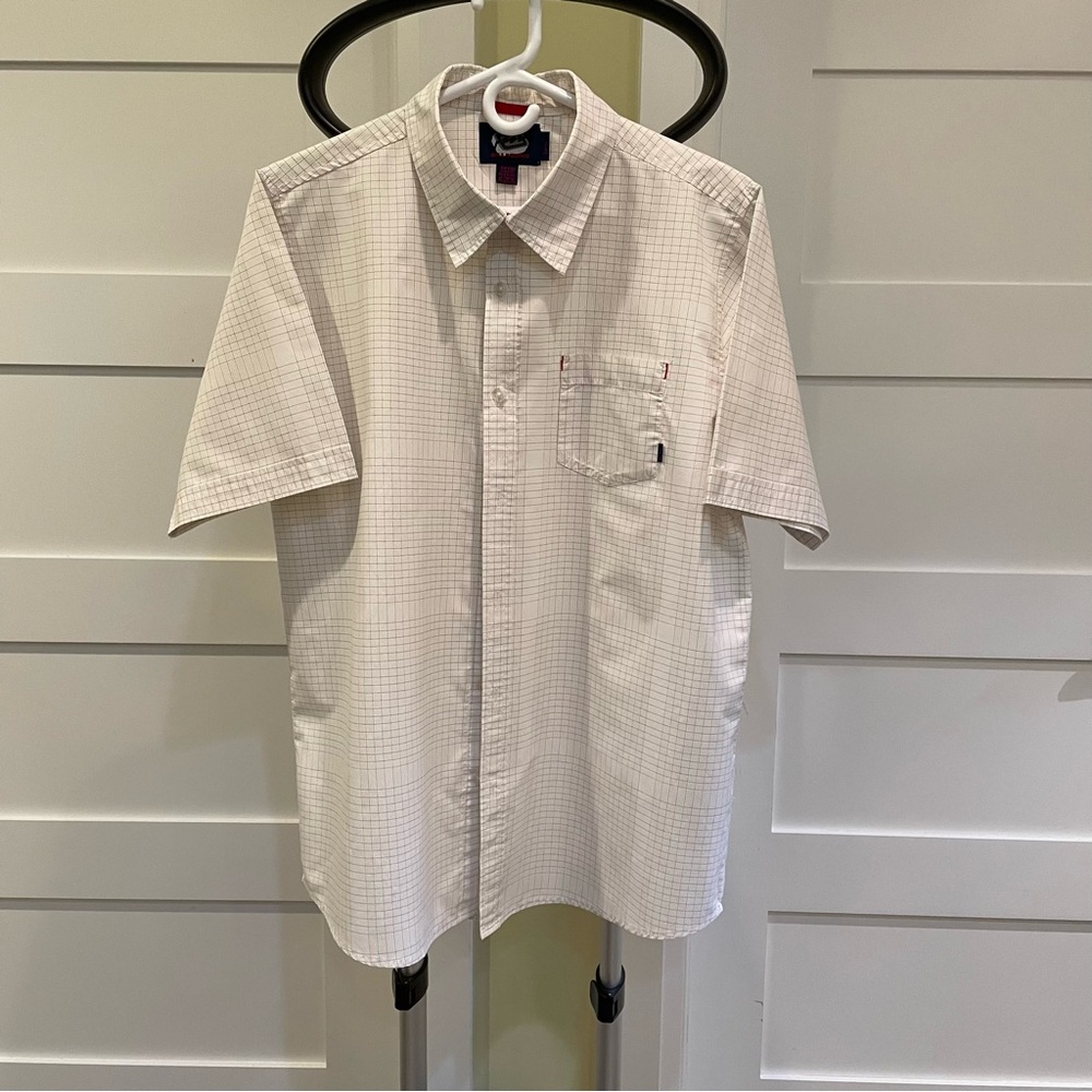 Men's White Checkered Shirt by Billabong